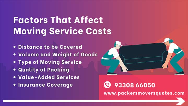 Cost Guide - Factors That Affect Moving Service Costs in Bhubaneswar