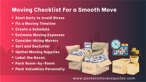 Moving Checklist For a Smooth Move