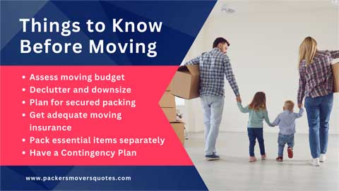 Things to know before moving